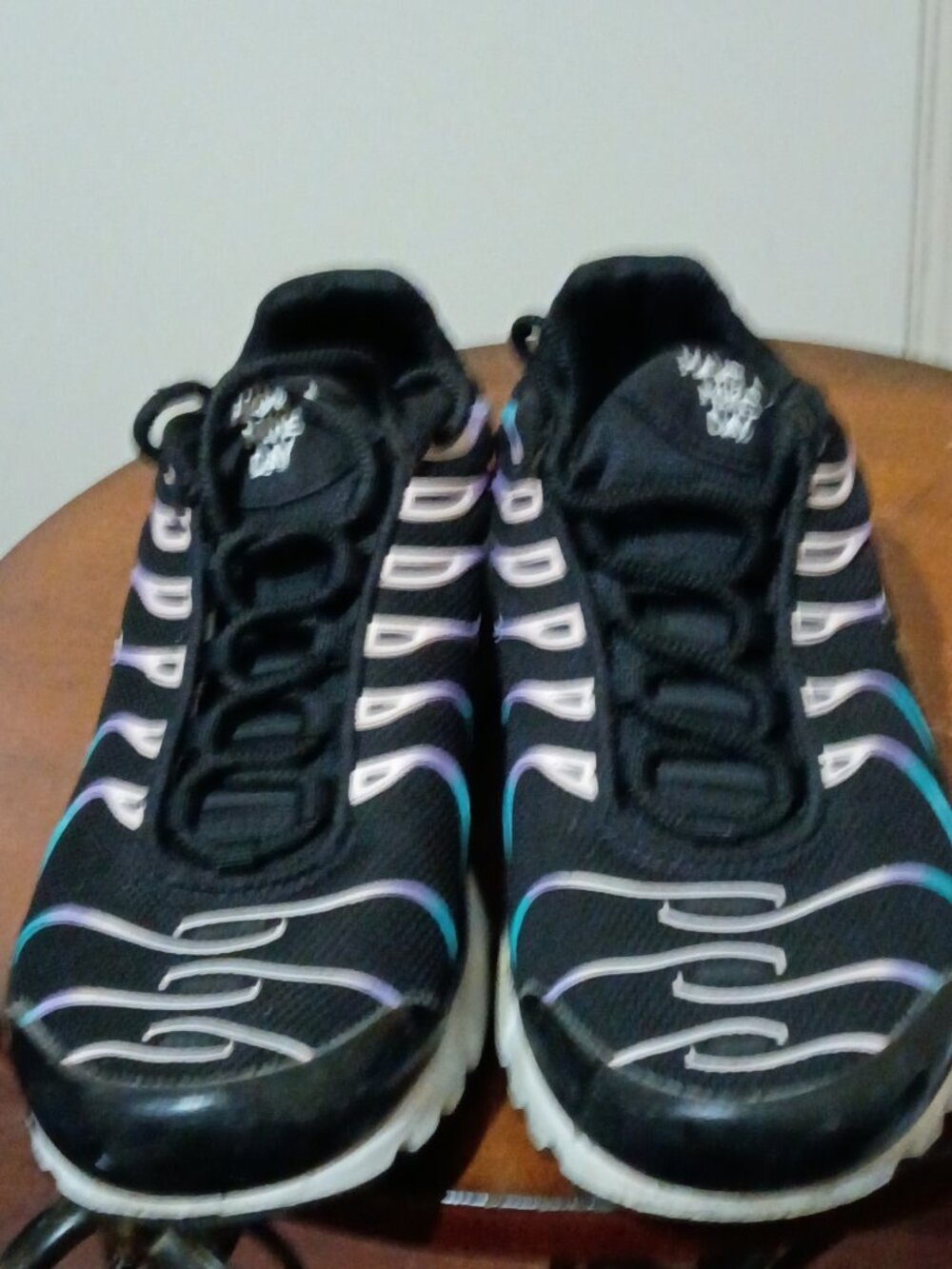 Air Max Plus ‘Have a Nike Day’ BQ7224-001 Black Multi Color Size 5Y Sneakers - Picture 13 of 14